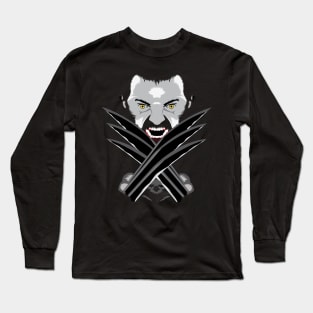 Raging Man with Claw Long Sleeve T-Shirt